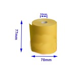 77×77mm yellow Till Roll--pk20 